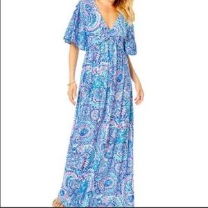 NWT Lilly Pulitzer Minka maxi dress sz 10